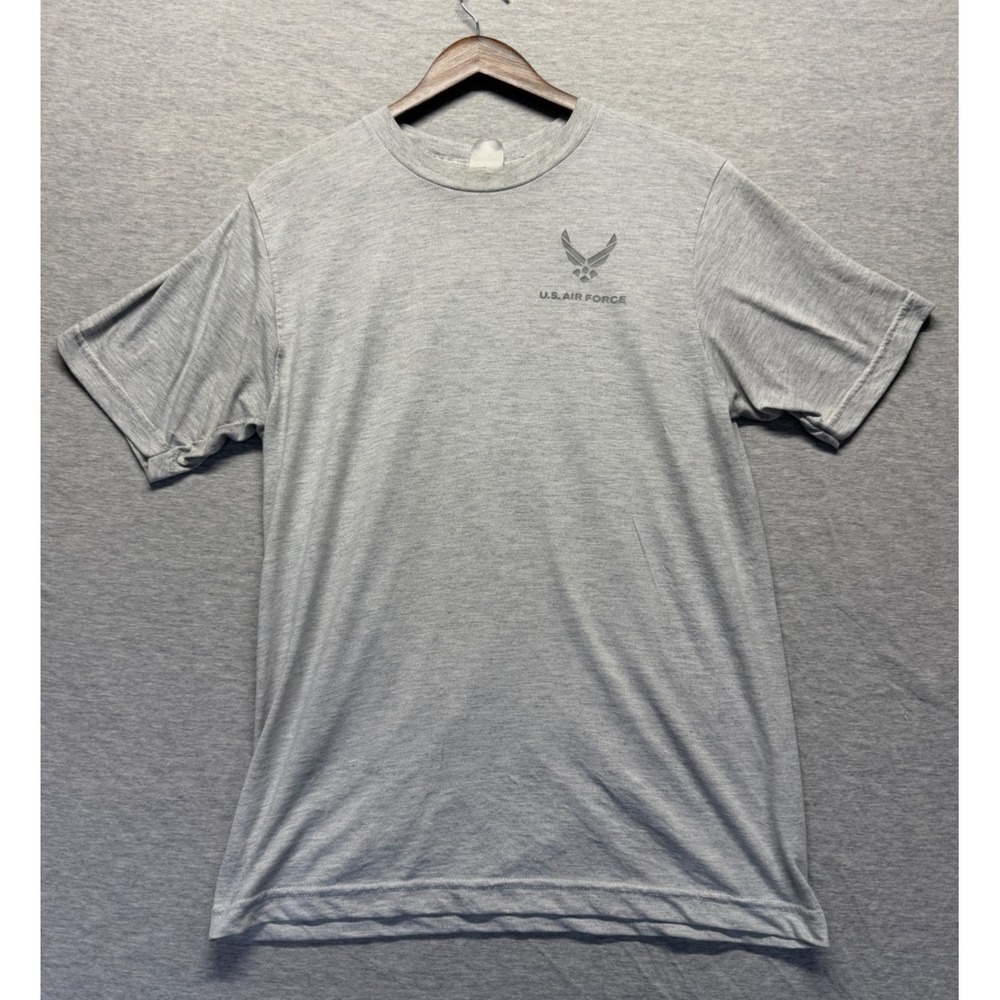 U.S. Air Force T Shirt Mens Medium Heather Gray Logo Short Sleeve Casual